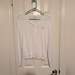 Women's vineyard Vines, white cardigan sweater